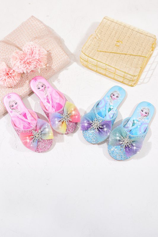 Unikorn Frozen bow slippers